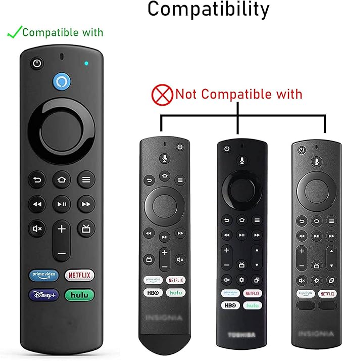Purple Remote Cover Replacement for TVstick (3rd Gen) / TV Stick 4K Max 2021 Voice Remote, Silicone Protective Case Sleeve with Lanyard - LEFXMOPHY
