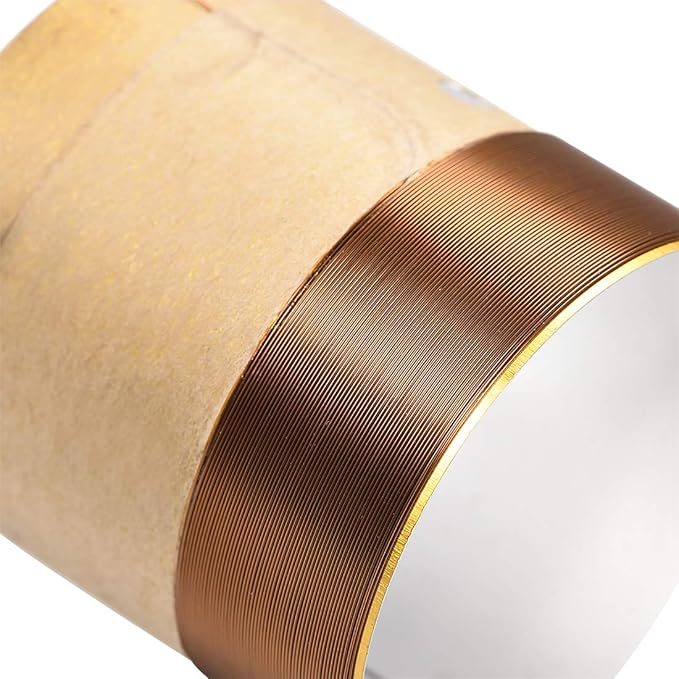 uxcell 25.5mm 1" Woofer Voice Coil Dual Layers Round Copper Wire Bass Speaker Replace Parts