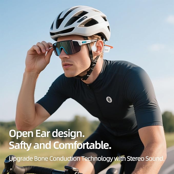 Tayogo 32GB Waterproof MP3 Player for Swimming Laps | IPX8 Bone Conduction Swimming Headphones | Open-Ear Underwater Headset with 8-Hour Playtime
