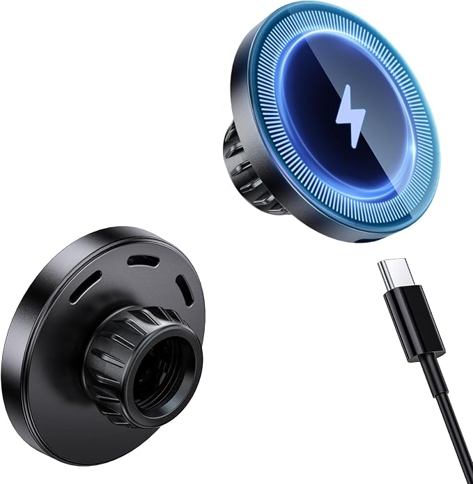 for MagSafe Wireless Charging Phone Holder with 17mm Ball Socket