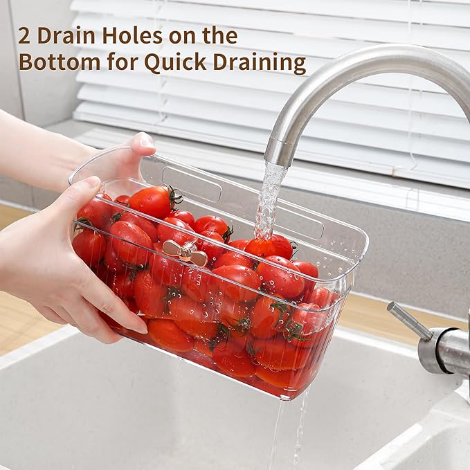 2 Pack Adhesive Cabinet Door Organizer, Compact Kitchen Under Sink Organizer, Clear Lid Storage Container for Pantry Shelves, Wall Mounted Bathroom Shower Caddy Hanging Closet Organizer