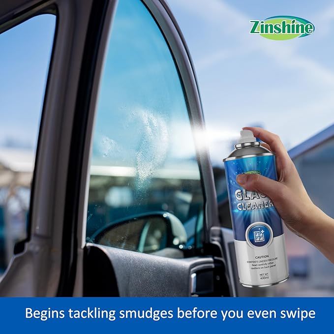 Foam Glass Cleaner, Ammonia-Free Auto Glass Cleaner, Window Cleaner Spray Safe for Tinted Non-Tinted Windows, Streak-Free Shine for Auto and Home, up to 42 fl oz (Pack of 3)…