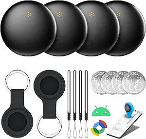 Bluetooth Tracker 4-Pack Smart Tag for Android & Samsung