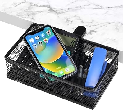 Under Desk Drawer, Clamp on Desk Organizer Under Table Hanging Desk Storage