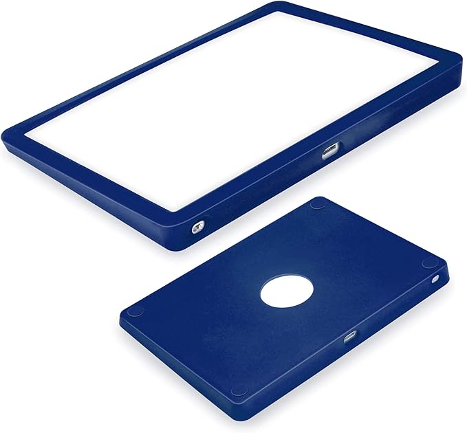 Silicone case for Magic Trackpad 2 Silicon case for Apple Wireless Touchpad Apple Trackpad Protective Cover，Anti-dust and Anti-Scratch Washable Wear-Resistant Silicone Skin (Dark Blue)