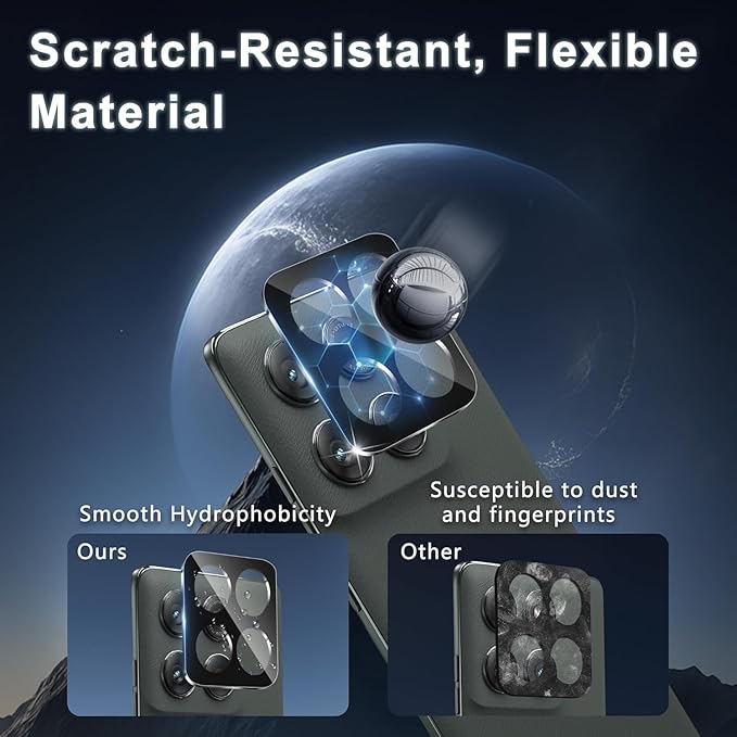 [3+3 Pack] Tempered Glass Screen Protectors and Camera Lens Protector for iPhone 12 Pro Max 6.7 inch, [Anti-Scratch], [9H Hardness], [Anti-Fingerprint], [Easy Install], [Bubble Free], [Ultra-Thin]