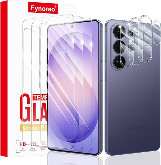 3+3-Pack, Screen Protector and Camera Lens Protector for Samsung Galaxy S26 Ultra, Tempered Glass Film, Impact-Protection, HD, Anti-Scratch, 9H Hardness, Case Friendly, Bubble Free