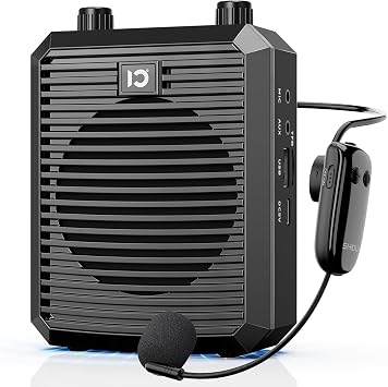 SHIDU Portable Voice Amplifier for Teacher with Wireless Microphone Headset
