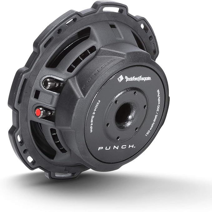 Rockford Fosgate P3SD4-8 Punch P3S 8" 4-Ohm DVC Shallow Subwoofer