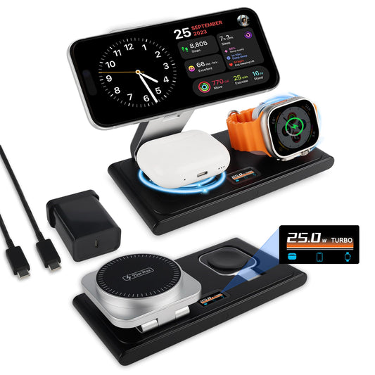 MONASAY 25W 3-in-1 Wireless Charging Station for App | Wireless Charge - Image 1