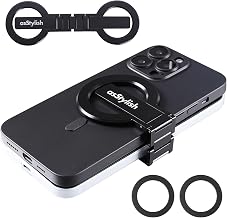 Twins Carry: Magnetic Dual-Phone Holder for iPhone & Android | Lightweight Solution for Professionals, Travelers & Gamers | Manage 2 Mobile Phones for Work, Personal Use (Black, General) - Image 1