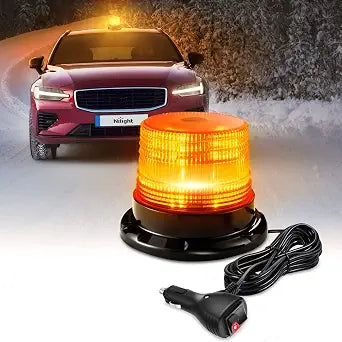 Nilight 40 LED Strobe Light Amber Warning safety Flash Beacon Lights