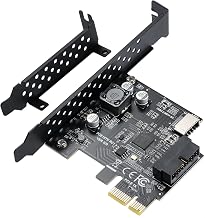 PCIe Expansion Card 19Pin USB 3.2 Gen1 5Gbps Type-E A Key Controller - Image 1