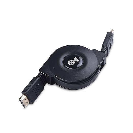 Cable Matters Retractable HDMI Cable with HDR and 4K 60Hz Resolution Support - 3.3 Feet