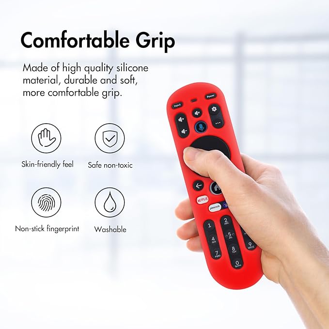 LEFXMOPHY Case Cover for Xumo MG3-R34010 Stream Box TV Remote, Silicone Protector for Pioneer Xfinity Spectrum Element 764f0000100 Remote Control