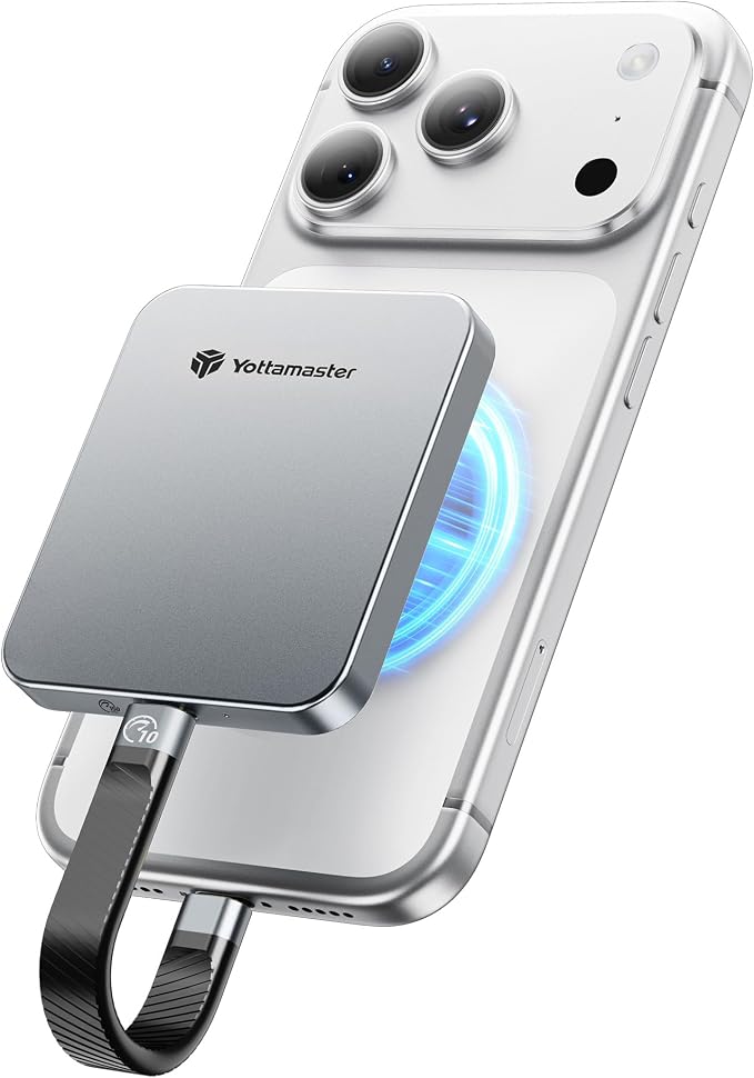 Yottamaster 128GB USB C Flash Drive, Up to 150MB/s Aluminum Portable SSD