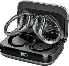 sajawass Wireless Earbuds Bluetooth 5.4 Headphones, Noise Canceling Ear Buds with 75hr Playtime, LED Power Display, IPX7 Waterproof Earphones Over Ear Earphones for Sports/Workouts - Image 1