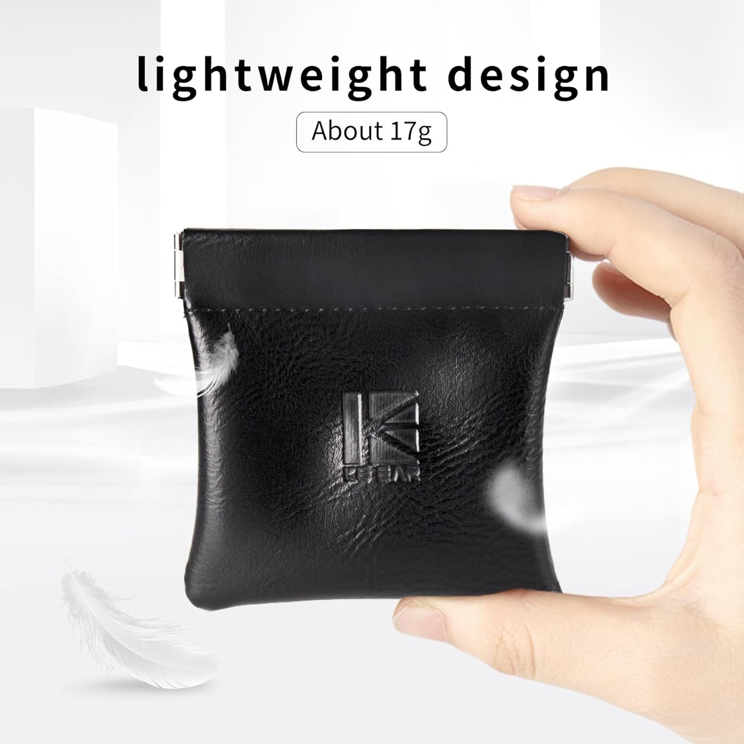 1 Pack Earphone Storage Case Bag for IEM,in Ears,Earbuds,Portable Carrying Storage Case,Travel Bag Leather Jewelry Pouch, Kbear BP01 Suitable for KZ ZS10/ZS10 Pro/ZST/ZS10 PRO X/AS10/AS16/CastorZA12