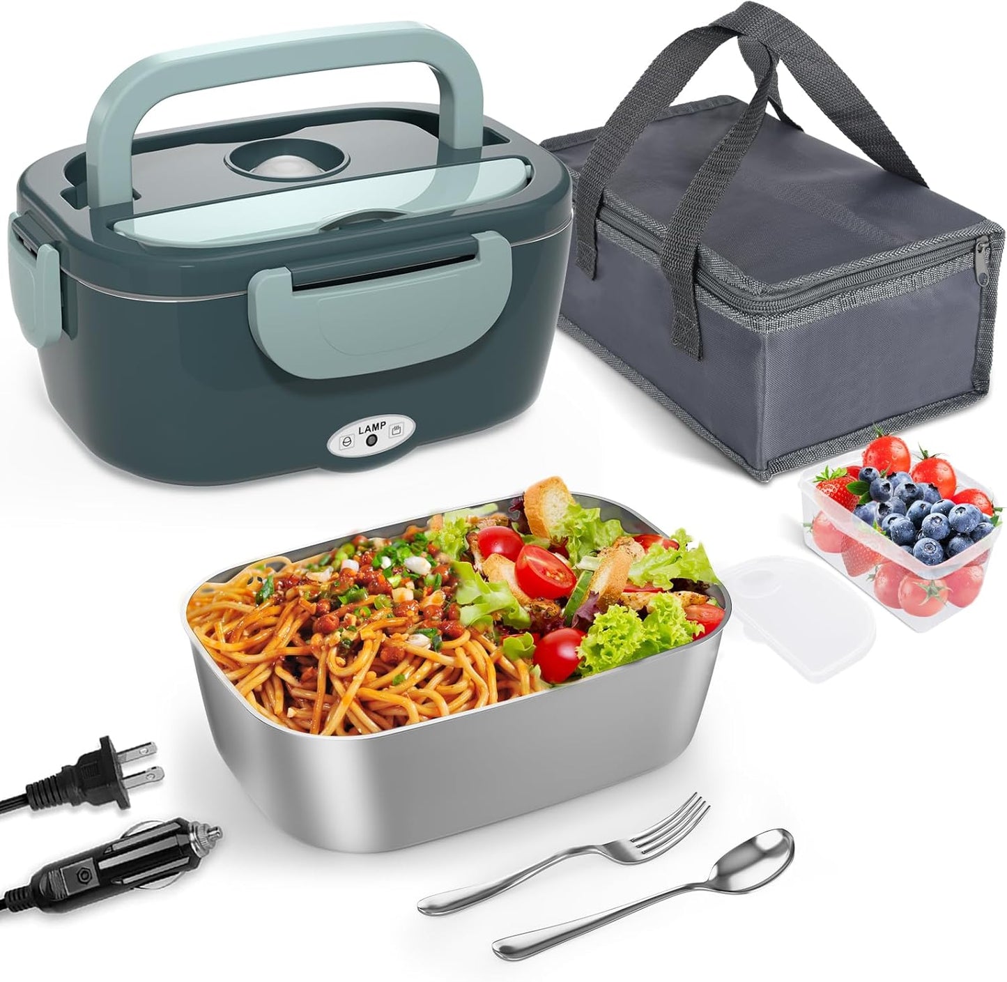 Electric Heated Lunch Box – Portable Food Warmer for Car, Home & Office