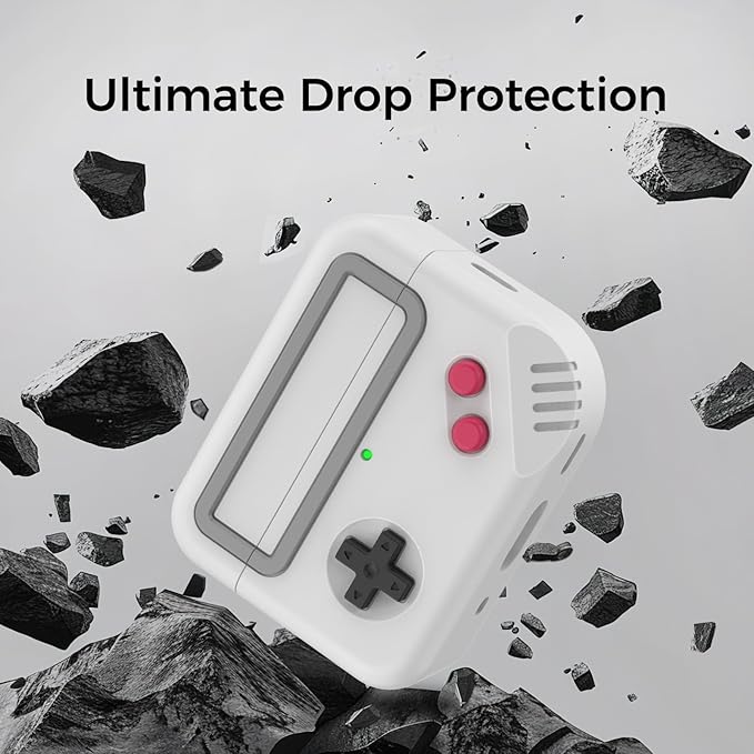 Silicone Airpods Pro 2 Case Protective Covers Skin Game-Machine Design for Airpods Pro 2022 [Support Wireless Charging] Compatible with Apple Airpods Pro 2nd Generation | Silicone, Skin, Game-Machine Design, Airpods Pro 2022