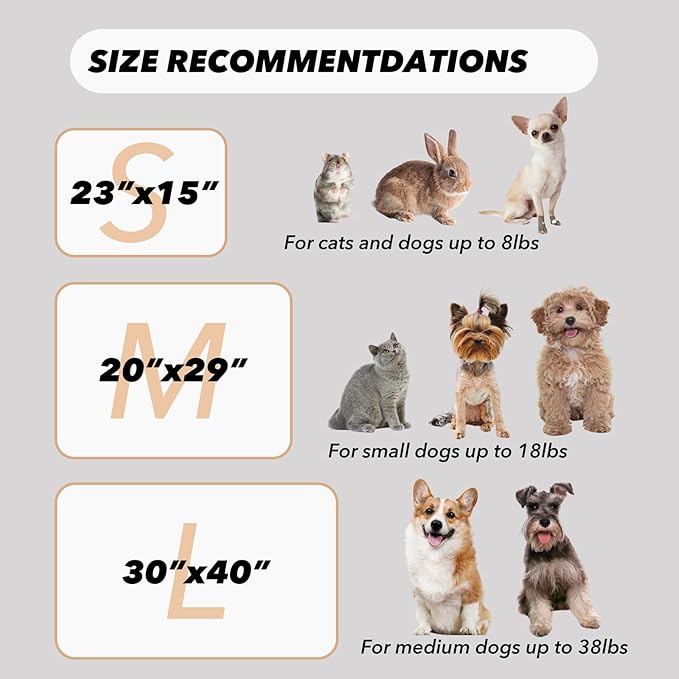 1 Pack 3 Puppy Dog Blankets Super Soft Warm Sleep Mat Fluffy Premium Fleece Pet Blanket Flannel Throw for Dog Puppy Cat - White Paw Print Medium(29"x20")