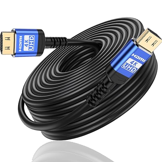 18Gbps 75 ft hdmi Cable with Gripping Connectors,4k Ultra high Speed Ethernet 2.0 Flexible Cord Support 4K@60Hz HDR,HDCP2.2,ARC,3D and CEC for HDTV/PS4/3/Xbox/Monitor/Projector ect