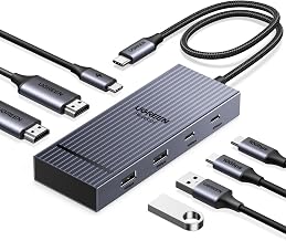 UGREEN USB C Docking Station Dual Monitor, 7-in-1 Aluminum Dock with 2xHDMI - Image 1