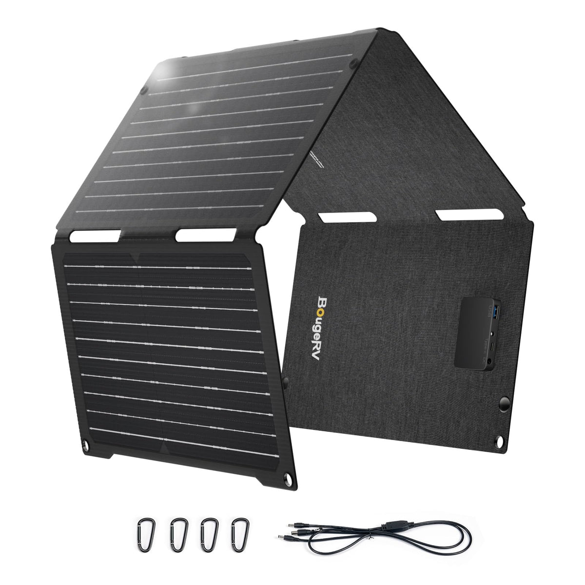 BougeRV 50 Watt Solar Panel, Foldable Portable Charg | Charging & Powe - Image 1
