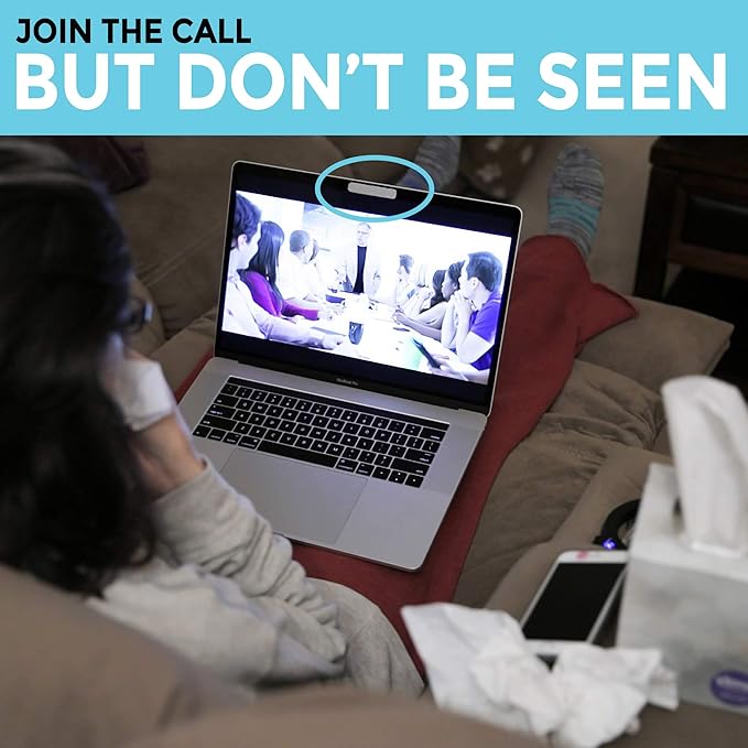 Webcam Covers - Laptop Webcam Cover - Tablet Webcam Covers - Smart TV & for Every Size Webcam on Any Device - Reusable/Multi-use – Protect Your Privacy with Gecko - Gray