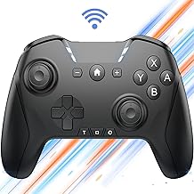Bluetooth Controller for Switch/Mac/PC/Steam/Mobile Phone/iOS/Android//TV/iPad/Table/Apple Arcade MFi Games, switch pro controller wireless with Adjustable Dual Motion,Turbo,Macros,6-Axis,Wake Up for Black Myth: Wukong - Image 1