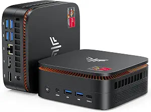 KAMRUI Pinova P1 Mini PC, W-11 Pro AMD Ryzen R2544(Beat 10110U/N150/N95 up to 3.7GHz), 16GB RAM 256GB SSD Mini Desktop Computer Support 4K HDMI+DP+Type-C/WiFi/BT for Business Home Office Mini pc - Image 1