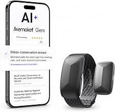 Gem Wearable AI Voice Recorder, Transcribe & Summarize, Wristband - Image 1