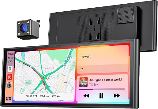 9.26" Wireless Portable Carplay Screen for Apple Car Play Android Auto OTA