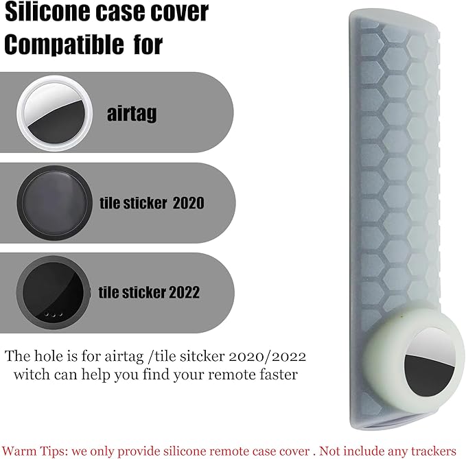 for Toshiba Remote Airtag Cover Glow for Insignia TV NS-RCFNA-21 CT-RC1US-21 CT-95018 Alexa Voice Remote Control with Holde for Tile Sticker,Silicone Tracker Case for Tile Sticker,Glow Green