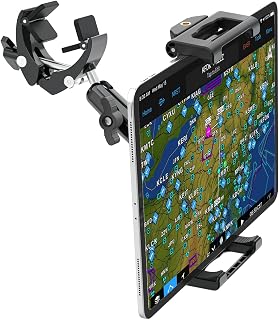 Pilot Tablet Mount for Aircraft Yokes, Secure EFB Viewing - Image 1