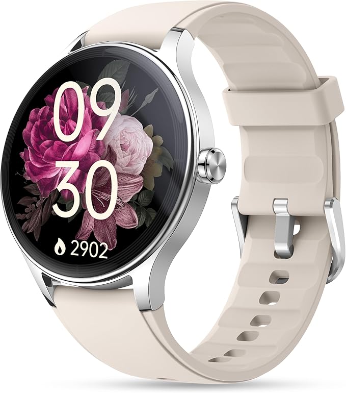 Smart Watch for Women, Ladies & Men, 1.27'' Fitness Watch [41mm case] with Call Receive/Dial, Heart Rate/Stress/Sleep Monitor, AI Voice, IP68 Waterproof Smartwatch with Calendar, Calculator, Games