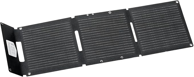 VEVOR 30W Foldable Solar Panel Charger, 16BB N-Type Monocrystalline Solar Panel 24% Efficiency, Ultra-Light Portable with USB-A, USB-A (QC3.0) & Type-C Ports for Camping, Backpacking, Phones, Tablets