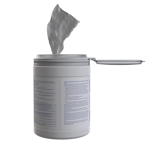 Oxivir Diversey 1 100850923 Disinfectant Cleaning Wipes, Pre-Moistened with Accelerated Hydrogen Peroxide AHP, Unscented, 160 Standard 6x7-Inch Wipes, 1-Canister
