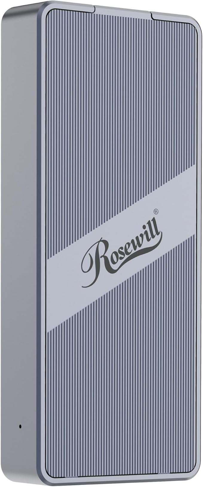 Rosewill 40Gbps M.2 NVMe SSD Enclosure with Cooling Fan, Transparent Back Plate, Support M.2 NVMe SSD up to 8TB, Compatible with Thunderbolt 3/4/USB4/3.2/2.0 M1 M2 Pro/Max, PC, MacBook, IPAD, Chrome