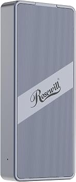 Rosewill 40Gbps M.2 NVMe SSD Enclosure with Cooling Fan, Transparent Back Plate, Support M.2 NVMe SSD up to 8TB, Compatible with Thunderbolt 3/4/USB4/3.2/2.0 M1 M2 Pro/Max, PC, MacBook, IPAD, Chrome