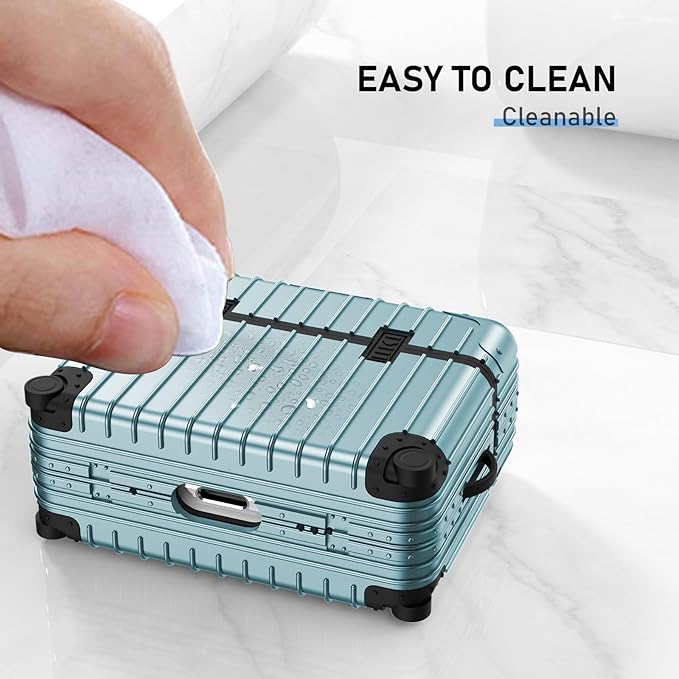 KOREDA Compatible with AirPods Pro 2nd/1st Generation Case Cover, Cute Funny Suitcase Design Case for Airpods Pro 2nd/1st Gen, Fashion Protective Hard Case for Women Men with Keychain