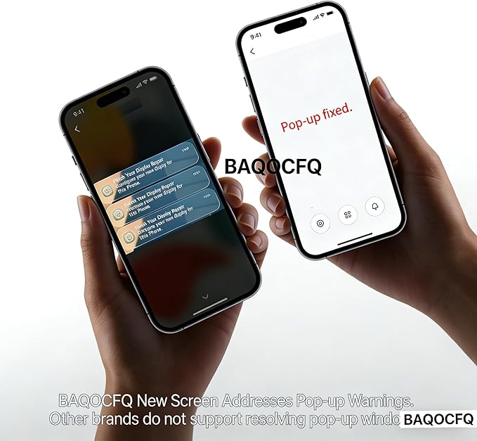 ?�Fixes System Pop-Ups?‘OEM-Grade Quality for iPhone 15 pro max Screen Replacement, 120Hz AMOLED High-Refresh Screen ,6.7 inch 3D Touch Oled Display - Full Repair Kit Includes Tools, Waterproof Adhesive
