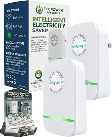 Energy Saving Device 2026 Plug-in Power Factor Saver Us Smart Plug - Image 3