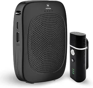 Bluetooth Voice Amplifier with Wireless Lavalier Lapel Mic for Teachers