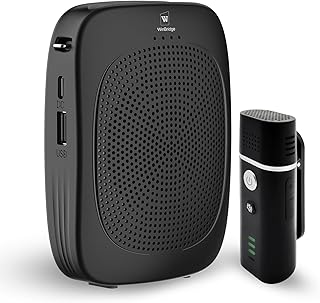 Bluetooth Voice Amplifier with Wireless Lavalier Lapel Mic for Teachers - Image 1