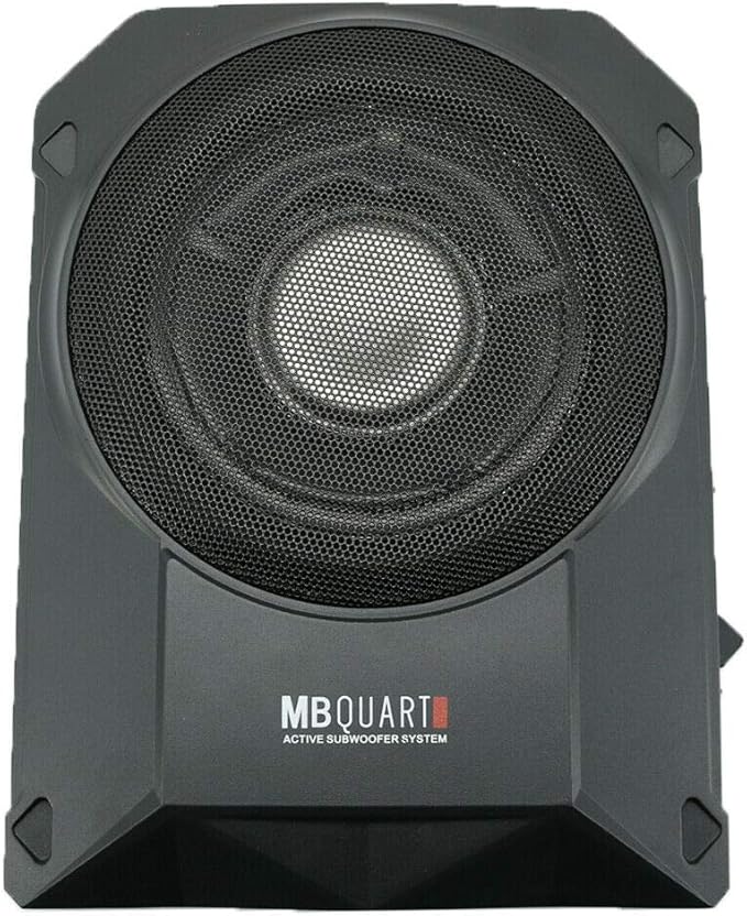 MB Quart RW-110A 800W Reference Series 10" 4-Ohm Power Subwoofer Amplifier with 8 Guage Kit Red and Gravity Magnet Phone Holder Bundle