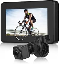 Bike Rear View Camera 1080P with Night Vision, Bike Camera Front & Rear View Wide Angle Lens, Loop Recording, 5000mAh Battery, Bike Accessories for EBike, Mountain - Image 1