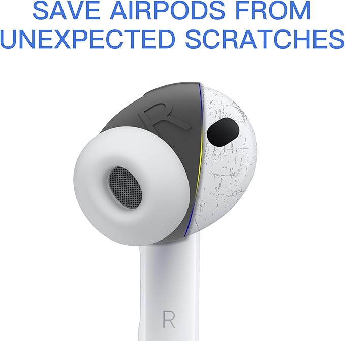 [Fit in Case] 3 Pairs Cover for AirPods Pro 3 DamonLight Anti Scratches Add Grip Sport Ear Tips [US Patent Registered] Compatible with AirPods Pro 3rd Generation 2025 (Gray)