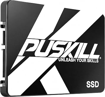 PUSKILL 1TB 2.5" SATA III Internal Solid State Drive, Up to 550MB/s Read & 450MB/s Write, 6Gb/s High-Speed SSD for PC Laptop Desktop Storage Upgrade, 3D NAND