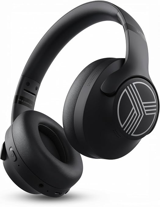 TREBLAB Z2 Wireless Over Ear Headphones Bluetooth, Hybrid ANC, 58H